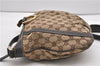 Authentic GUCCI Abbey Shoulder Cross Bag GG Canvas Leather 203257 Brown 0986G