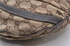 Authentic GUCCI Abbey Shoulder Cross Bag GG Canvas Leather 203257 Brown 0986G