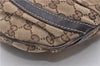Authentic GUCCI Abbey Shoulder Cross Bag GG Canvas Leather 203257 Brown 0986G