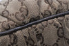 Authentic GUCCI Abbey Shoulder Cross Bag GG Canvas Leather 203257 Brown 0986G