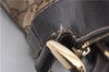 Authentic GUCCI Abbey Shoulder Cross Bag GG Canvas Leather 203257 Brown 0986G