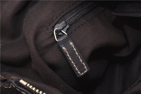 Authentic GUCCI Abbey Shoulder Cross Bag GG Canvas Leather 203257 Brown 0986G