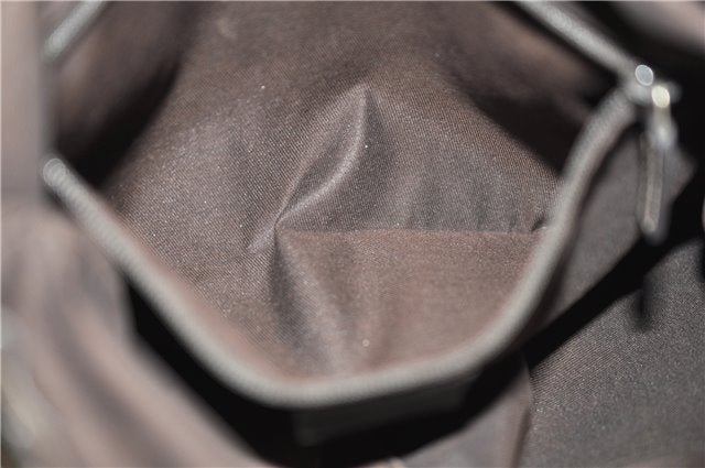 Authentic GUCCI Abbey Shoulder Cross Bag GG Canvas Leather 203257 Brown 0986G