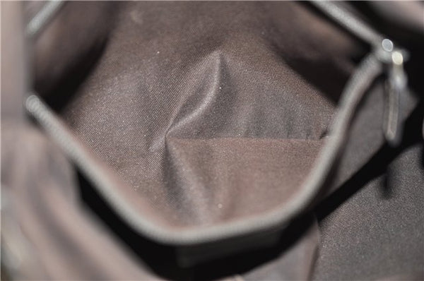 Authentic GUCCI Abbey Shoulder Cross Bag GG Canvas Leather 203257 Brown 0986G