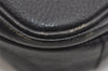 Authentic Burberrys Vintage Leather Shoulder Cross Body Bag Purse Black 0986I