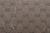 Authentic GUCCI Micro GG PVC Leather Clutch Hand Bag Purse Brown Junk 0987G