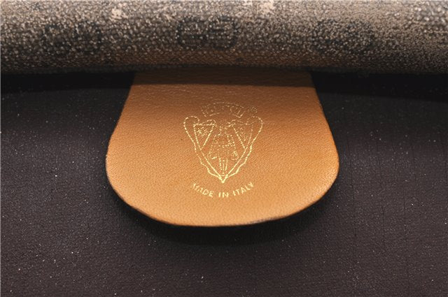 Authentic GUCCI Micro GG PVC Leather Clutch Hand Bag Purse Brown Junk 0987G