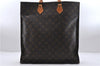 Authentic Louis Vuitton Monogram Sac Plat Hand Bag M51140 LV 0988D