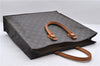 Authentic Louis Vuitton Monogram Sac Plat Hand Bag M51140 LV 0988D