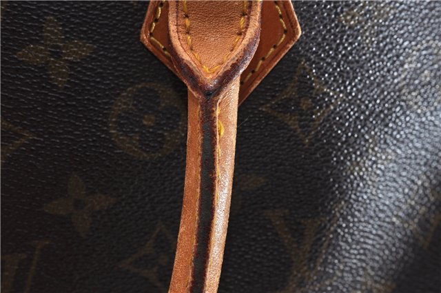 Authentic Louis Vuitton Monogram Sac Plat Hand Bag M51140 LV 0988D