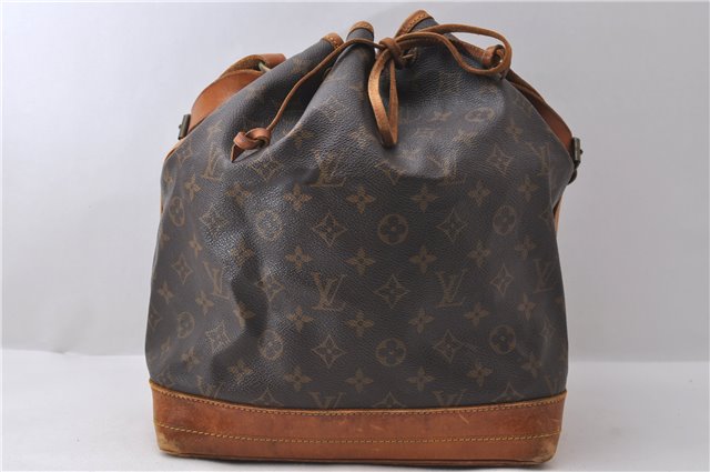 Authentic Louis Vuitton Monogram Noe Shoulder Bag M42224 LV 0990D