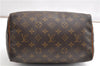 Authentic Louis Vuitton Monogram Speedy 25 Boston Hand Bag M41528 LV 0990G