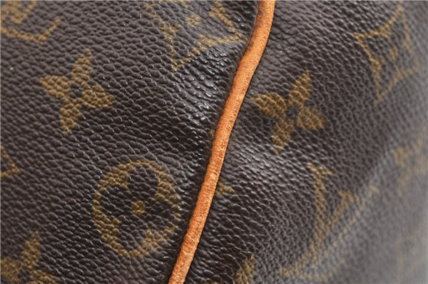 Authentic Louis Vuitton Monogram Speedy 25 Boston Hand Bag M41528 LV 0990G