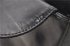 Authentic GUCCI Vintage Shoulder Bag Purse Leather Black 0992G