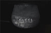 Authentic GUCCI Vintage Shoulder Bag Purse Leather Black 0992G