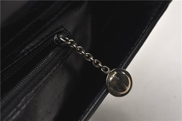 Authentic GUCCI Vintage Shoulder Bag Purse Leather Black 0992G