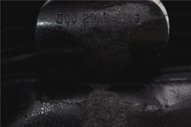 Authentic GUCCI Vintage Shoulder Bag Purse Leather Black 0992G