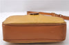 Authentic GUCCI Shoulder Cross Body Bag GG PVC Leather Yellow Brown 0993D