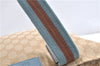 Authentic GUCCI Sherry Line Hand Tote Bag GG Canvas Leather 131230 Beige 0993G