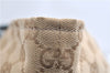 Authentic GUCCI Sherry Line Hand Tote Bag GG Canvas Leather 131230 Beige 0993G