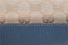 Authentic GUCCI Sherry Line Hand Tote Bag GG Canvas Leather 131230 Beige 0993G