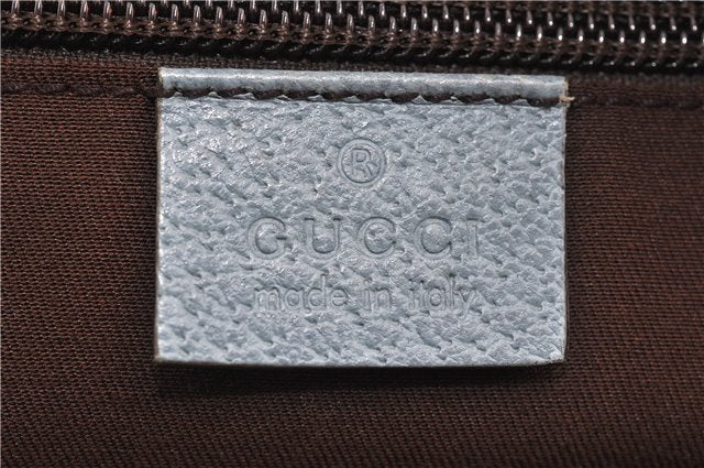 Authentic GUCCI Sherry Line Hand Tote Bag GG Canvas Leather 131230 Beige 0993G