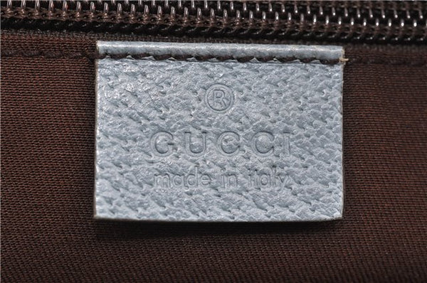Authentic GUCCI Sherry Line Hand Tote Bag GG Canvas Leather 131230 Beige 0993G