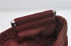 Authentic PRADA Nylon Shoulder Cross Body Bag Purse Red Bordeaux 0994D