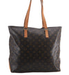 Authentic Louis Vuitton Monogram Cabas Mezzo Shoulder Tote Bag M51151 LV 0994F