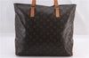 Authentic Louis Vuitton Monogram Cabas Mezzo Shoulder Tote Bag M51151 LV 0994F