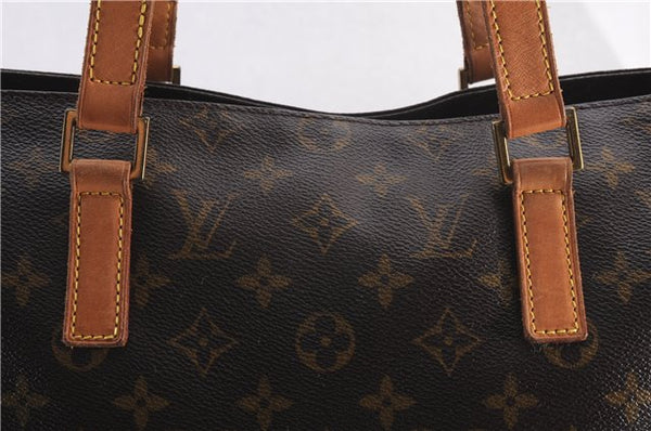 Authentic Louis Vuitton Monogram Cabas Mezzo Shoulder Tote Bag M51151 LV 0994F