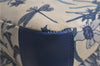 Authentic GUCCI Flora Shoulder Cross Body Bag Canvas Leather Blue Ivory 0994G