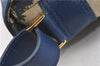 Authentic GUCCI Flora Shoulder Cross Body Bag Canvas Leather Blue Ivory 0994G