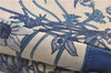 Authentic GUCCI Flora Shoulder Cross Body Bag Canvas Leather Blue Ivory 0994G