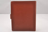 Authentic Louis Vuitton Epi Agenda GM Notebook Cover Brown R20213 LV 0994I