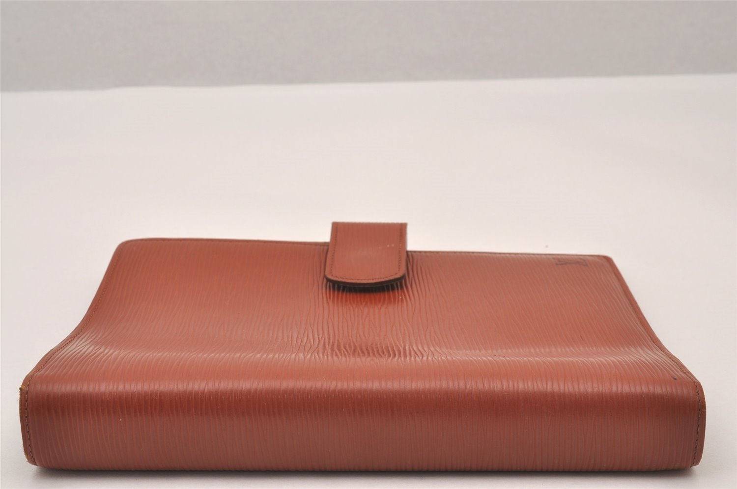 Authentic Louis Vuitton Epi Agenda GM Notebook Cover Brown R20213 LV 0994I