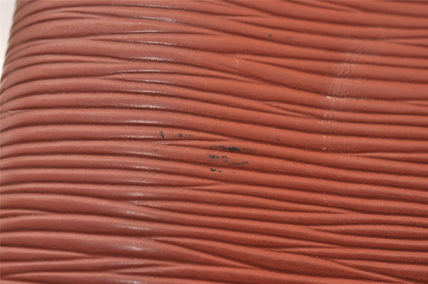 Authentic Louis Vuitton Epi Agenda GM Notebook Cover Brown R20213 LV 0994I