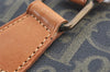 Authentic Christian Dior Trotter Hand Boston Bag PVC Leather Navy Blue 0995I