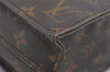 Authentic Louis Vuitton Monogram Sac Plat Hand Tote Bag M51140 LV 0996I