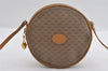 Authentic GUCCI Micro GG PVC Leather Shoulder Cross Body Bag Brown 0997I