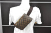 Authentic Louis Vuitton Damier Geronimos Waist Bum Waist bag N51994 LV 0999D