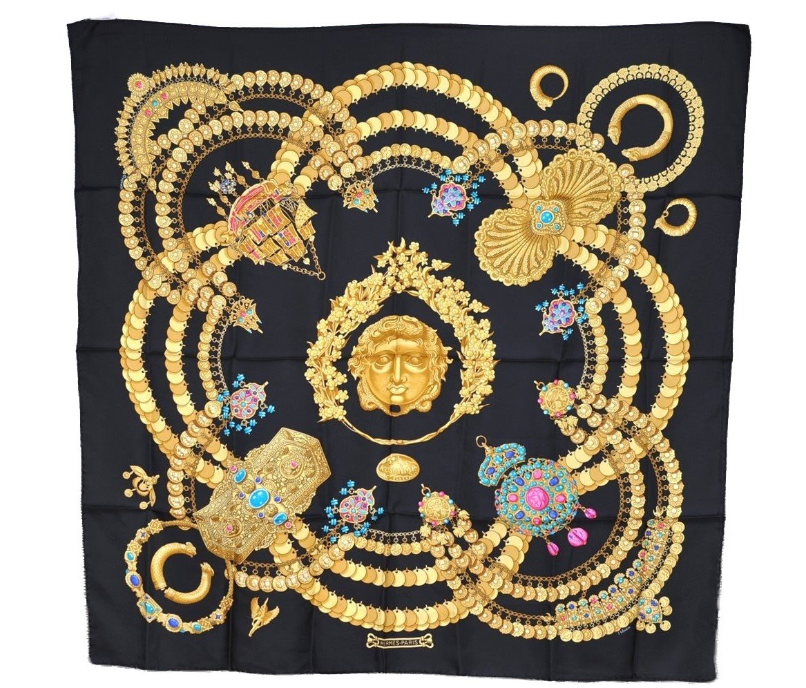 Authentic HERMES Carre 90 Scarf 