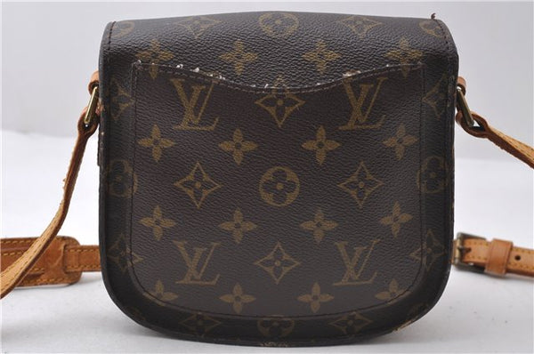 Auth Louis Vuitton Monogram Saint Cloud PM Shoulder Cross Bag M51244 LV 1002D