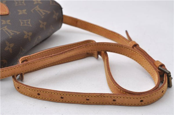 Auth Louis Vuitton Monogram Saint Cloud PM Shoulder Cross Bag M51244 LV 1002D