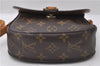 Auth Louis Vuitton Monogram Saint Cloud PM Shoulder Cross Bag M51244 LV 1002D