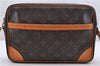 Auth Louis Vuitton Monogram Trocadero 27 Shoulder Cross Body Bag M51274 LV 1003D