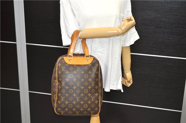 Authentic Louis Vuitton Monogram Excursion Hand Bag M41450 LV 1004D