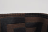 Authentic GIVENCHY MAROQUINERIE Vintage Hand Bag Purse Canvas Brown 1004I