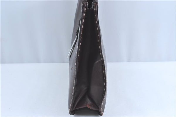 Authentic GUCCI Shoulder Hand Bag Purse Leather 0014278 Bordeaux Red 1005C