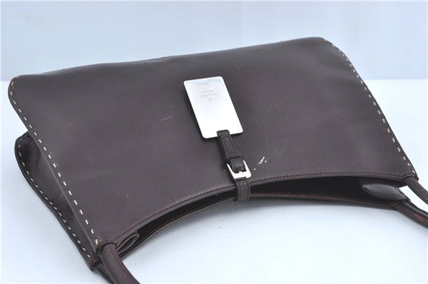 Authentic GUCCI Shoulder Hand Bag Purse Leather 0014278 Bordeaux Red 1005C